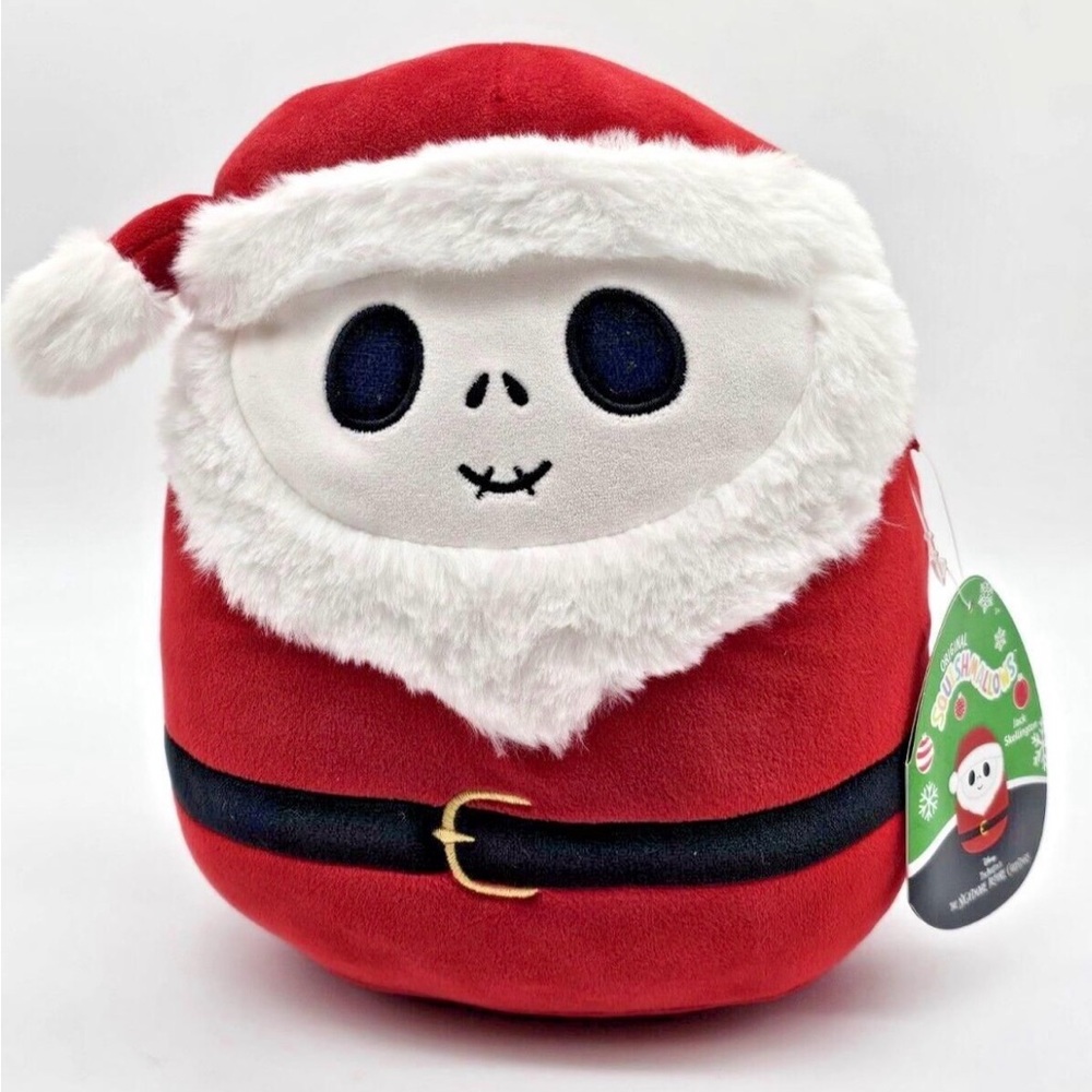 Squishmallows Red and White Santa Stuffed Animal